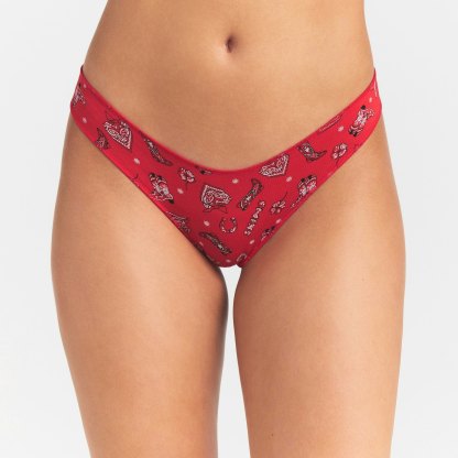 LIGHTWEIGHT COTTON THONG 10-PACK - DAINTY FLORAL MULTI