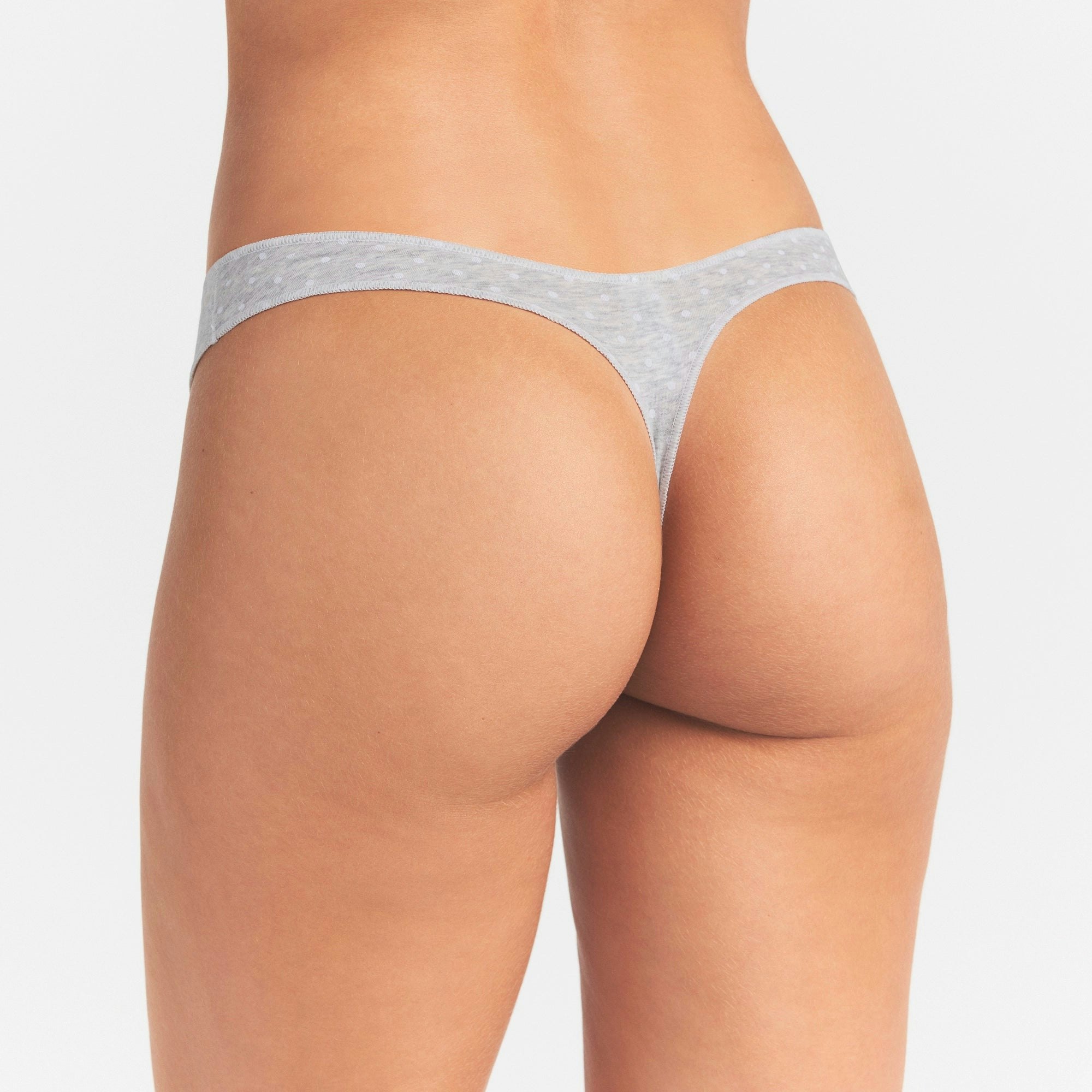 LIGHTWEIGHT COTTON THONG 10-PACK - DAINTY FLORAL MULTI