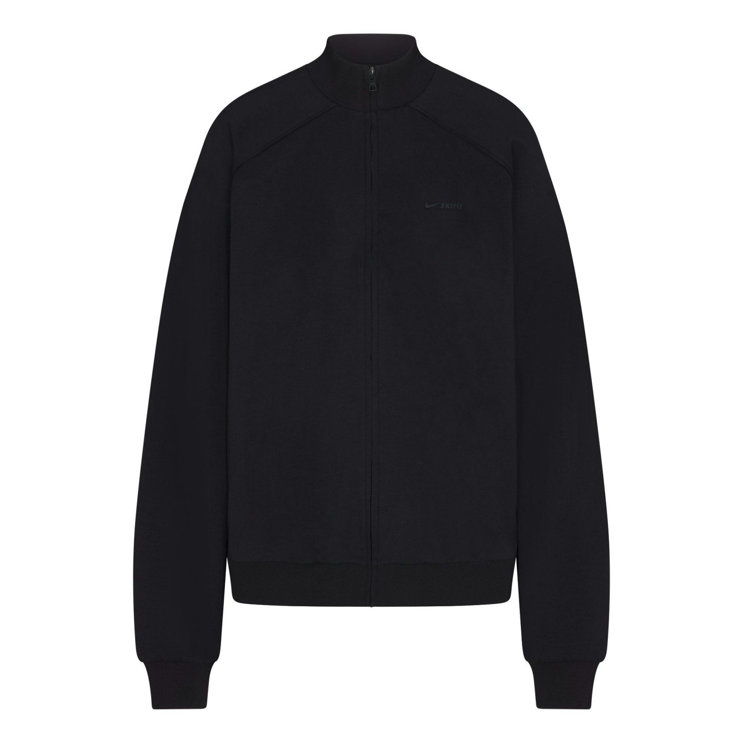 NikeSKIMS MATTE TRICOT OVERSIZED TRACK JACKET - OBSIDIAN - image 7