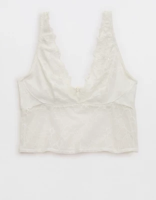 Show Off Paradise Lace Bra Top - Soft Muslin