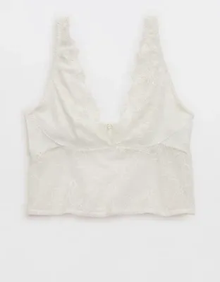 Show Off Paradise Lace Bra Top - Soft Muslin