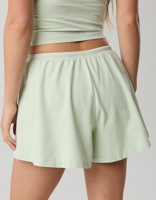 OFFLINE By Aerie OG Cotton Flowy Short - Aloe