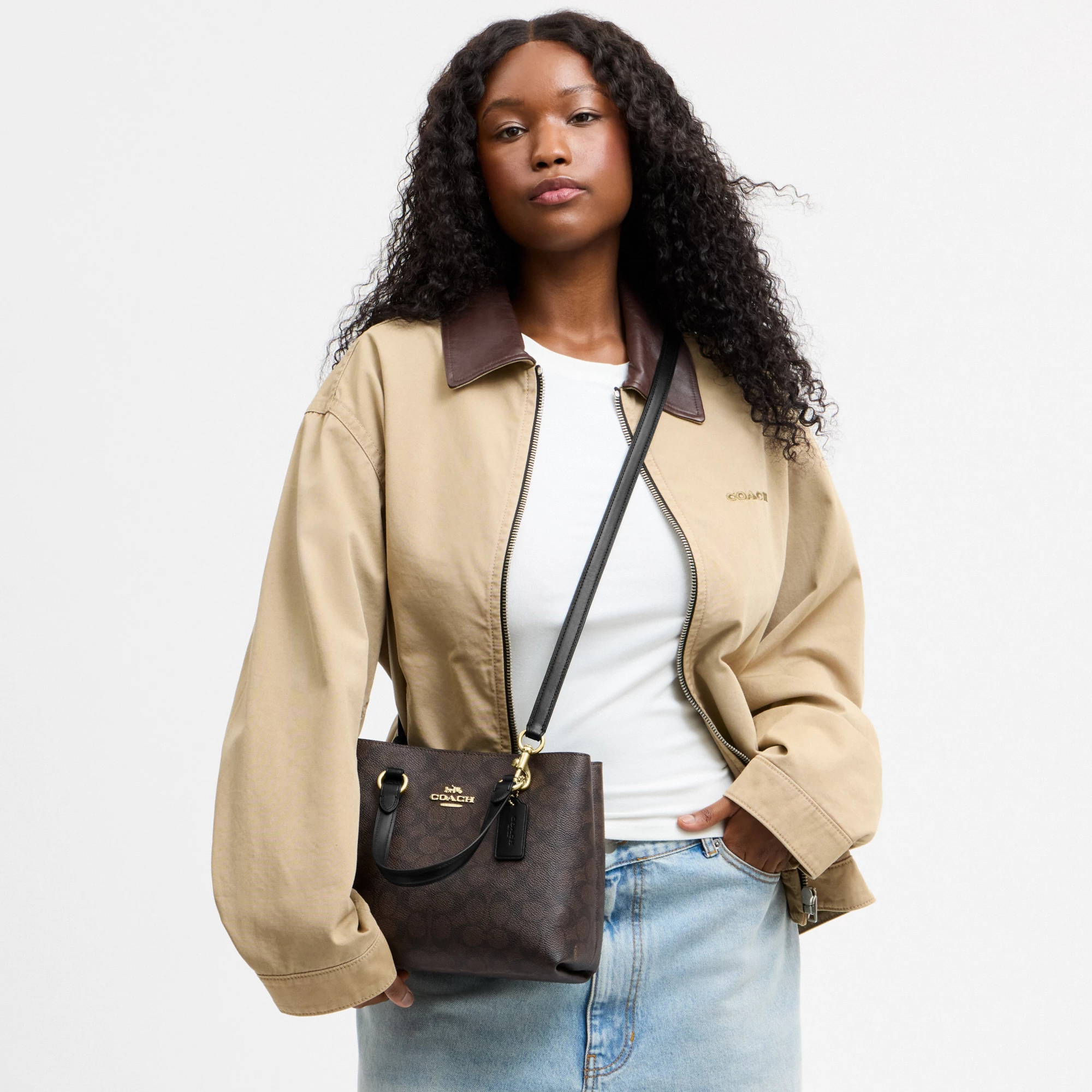 COACH®,Station Carryall Bag In Signature Canvas,