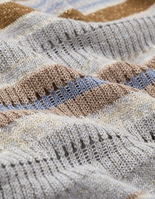 Aerie Open Knit Shimmer Pant - Misty Sky