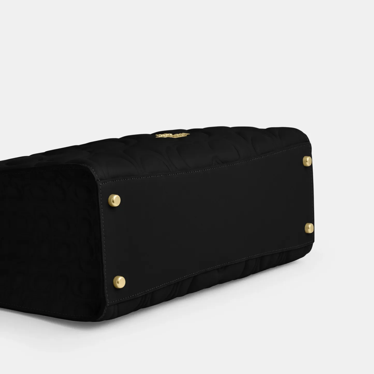 Maggie Tote Bag In Signature Leather - IMBLK - view 7