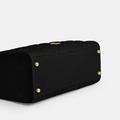 Maggie Tote Bag In Signature Leather - IMBLK - view 7