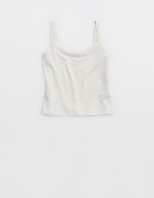 OFFLINE By Aerie Let's Stretch Ringer Tank Top - Soft Muslin