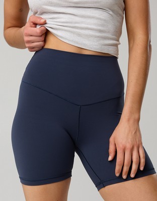 OFFLINE By Aerie Real Me XTRA High Waisted 5" Bike Short - Steel Blue