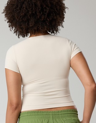 OFFLINE By Aerie Real Me XTRA T-Shirt - Cake Batter
