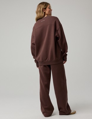 OFFLINE By Aerie Cloud Fleece Oversized Crewneck Sweatshirt - Relic