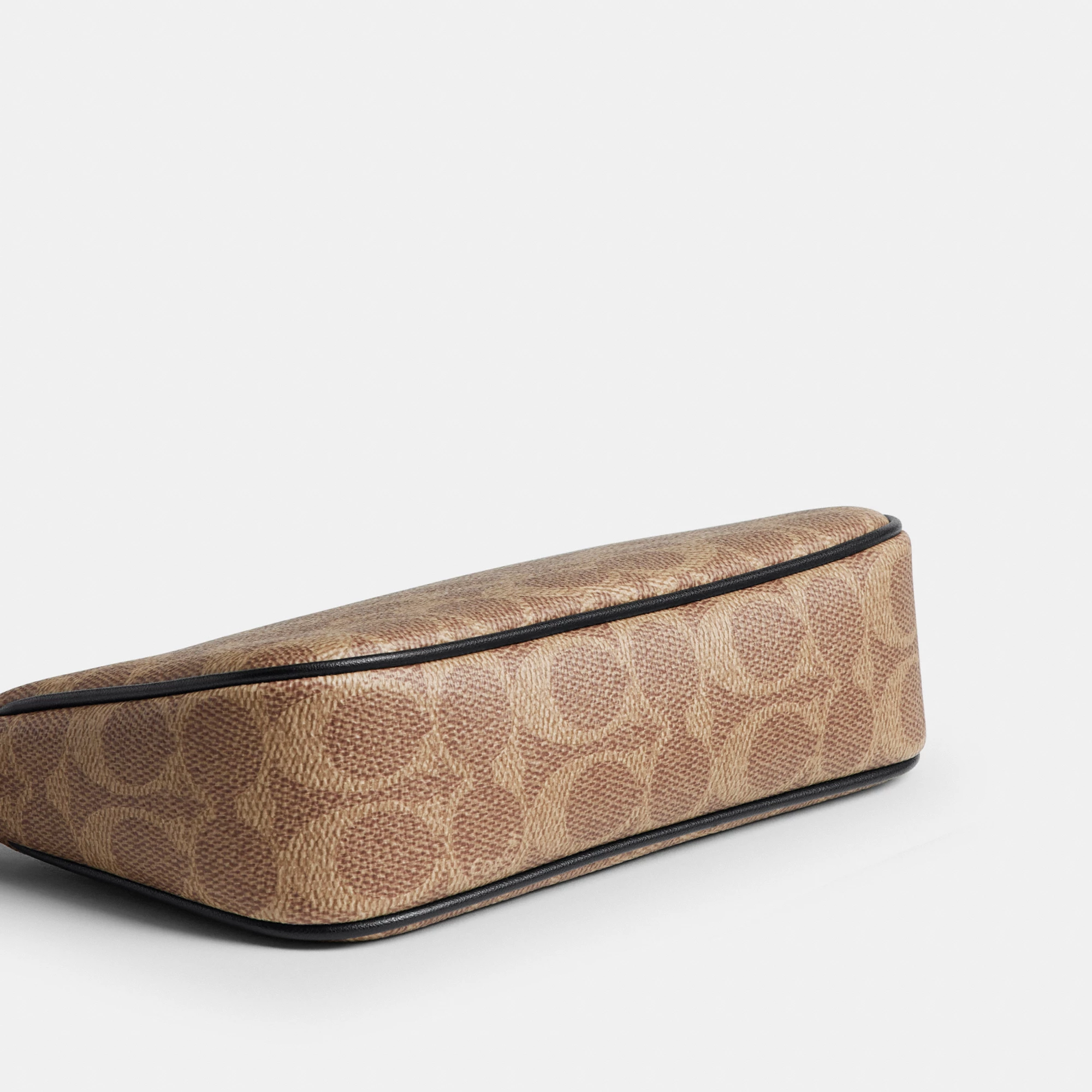 COACH®,Nolita 19 In Signature Canvas,Canvas,Shoulder Bag,Metal,Casual,Brown,Outsole View