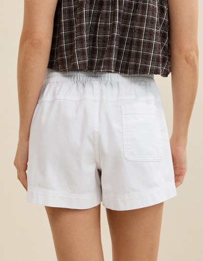 Aerie Woven Pull-On Short - White