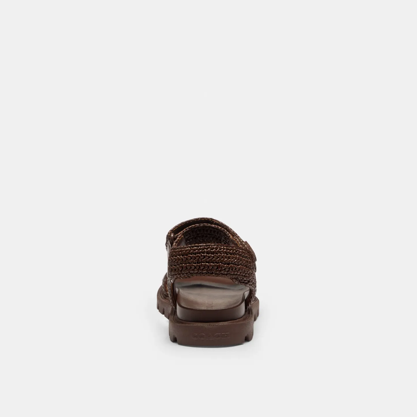COACH®,Brynn Raffia Sandal,,Alternate View