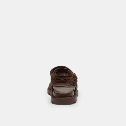 COACH®,Brynn Raffia Sandal,,Alternate View