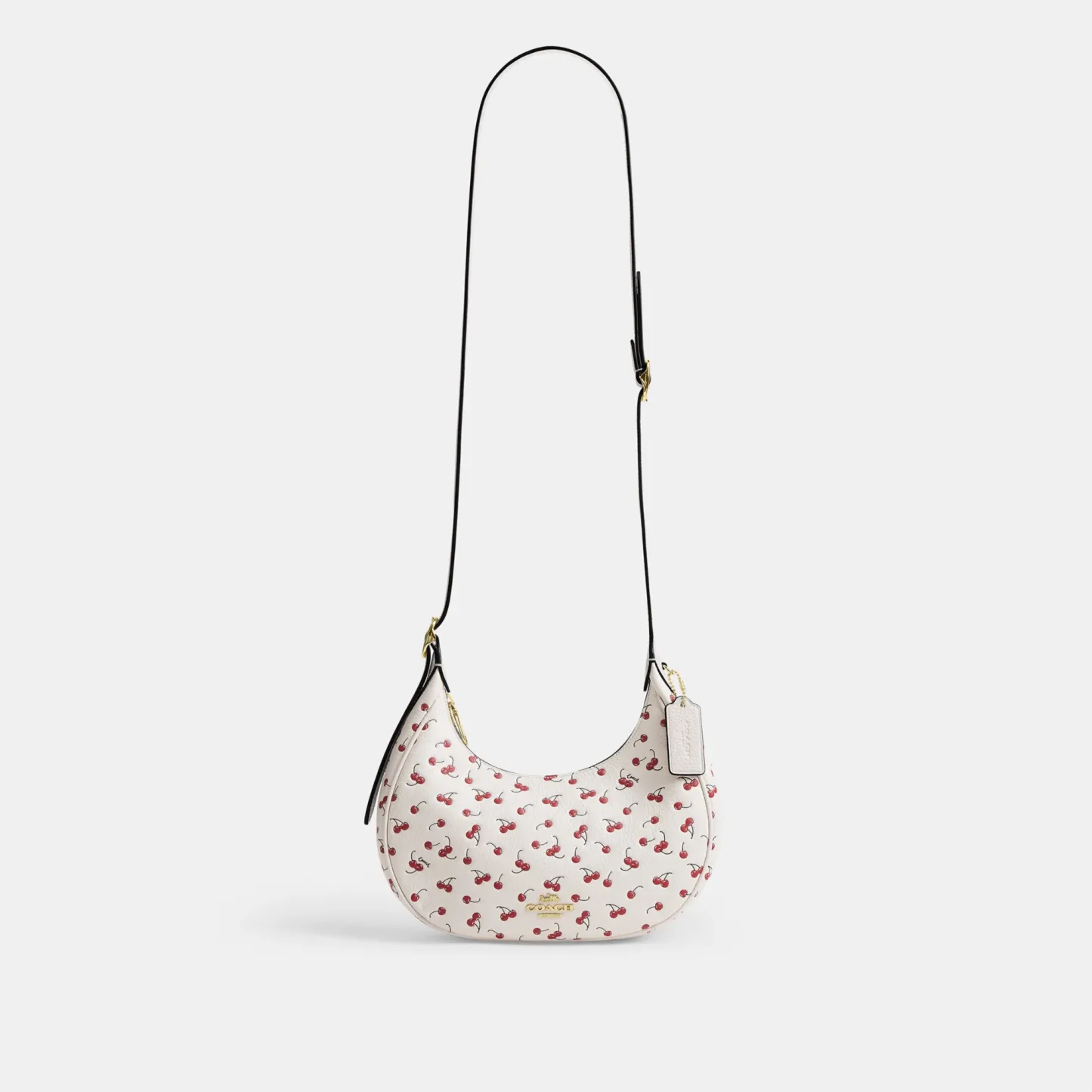 COACH®,Emily Shoulder Bag With Cherry Print,