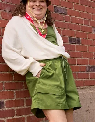 OFFLINE By Aerie Nice Moves Dockside Short - Olive Moss