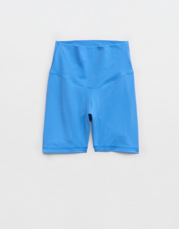 OFFLINE By Aerie Real Me XTRA High Waisted 5" Bike Short - Rome Blue