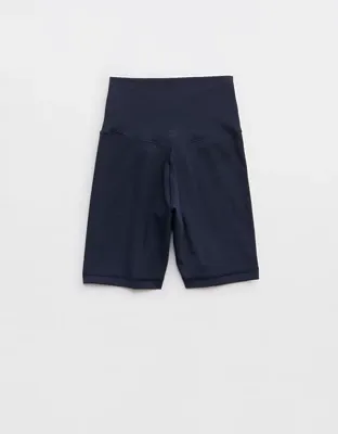 OFFLINE By Aerie Real Me Crossover High Waisted 5" Bike Short - Steel Blue