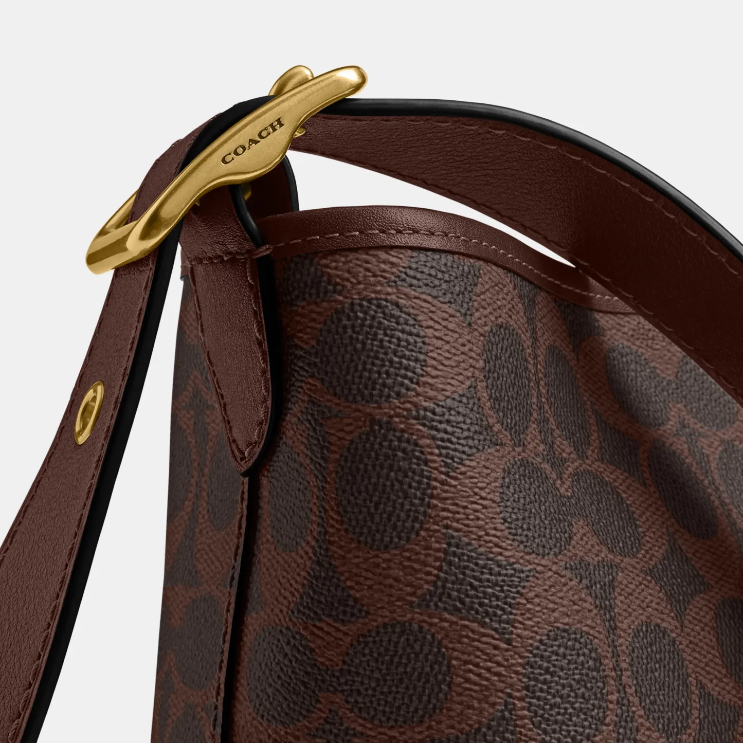 Bleecker Bucket Bag 21 In Signature Canvas - B4YDT - view 9