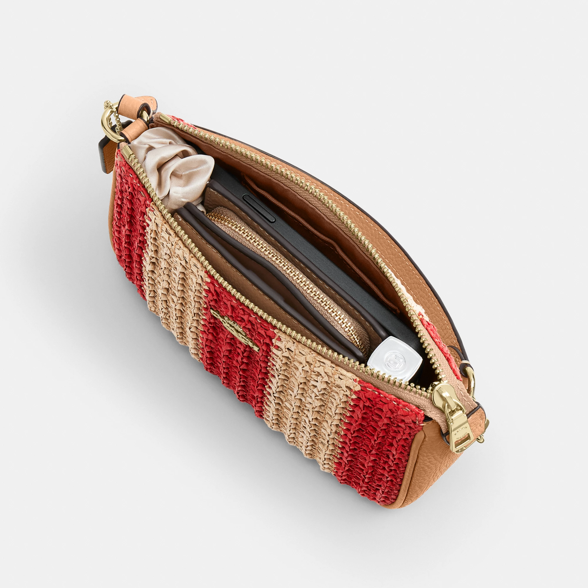 COACH®,Nolita 19,Red,Inside View,Top View