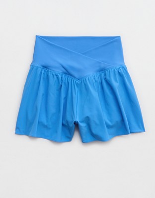 OFFLINE By Aerie Real Me Crossover Flowy Short - Rome Blue