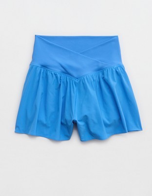 OFFLINE By Aerie Real Me Crossover Flowy Short - Rome Blue