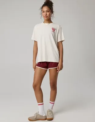 FWC26™ OFFLINE By Aerie Let's Stretch Oversized T-Shirt - Deep Ruby