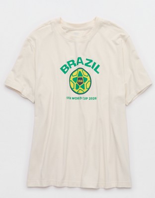 FWC26™ OFFLINE By Aerie Let's Stretch Oversized T-Shirt - Lemon Paper