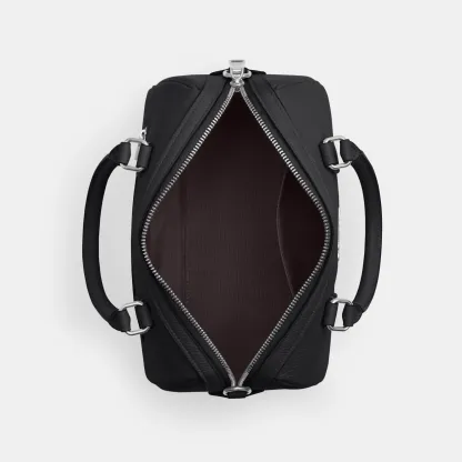 COACH®,Rowan Satchel Bag,Satchel,Logo,Casual,Work,Black,Inside View,Top View