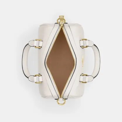 COACH®,Mini Rowan Crossbody Bag,Crossbody,Logo,Metal,Casual,White,Inside View,Top View