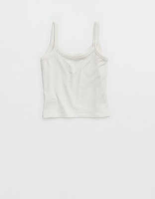 OFFLINE By Aerie Let's Stretch Ringer Tank Top - Soft Muslin