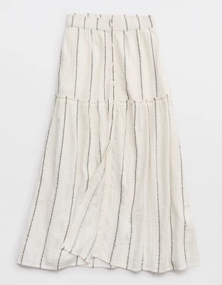 Aerie Beach Texture Maxi Skirt - Soft Muslin