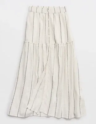Aerie Beach Texture Maxi Skirt - Soft Muslin