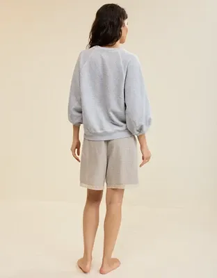 Aerie Femme Sweatshirt - Medium Heather Gray
