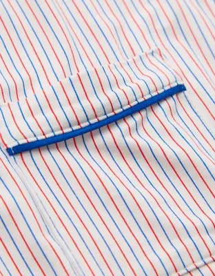 Aerie Real Soft® Short Sleeve Pajama Shirt - Cobalt Jewel