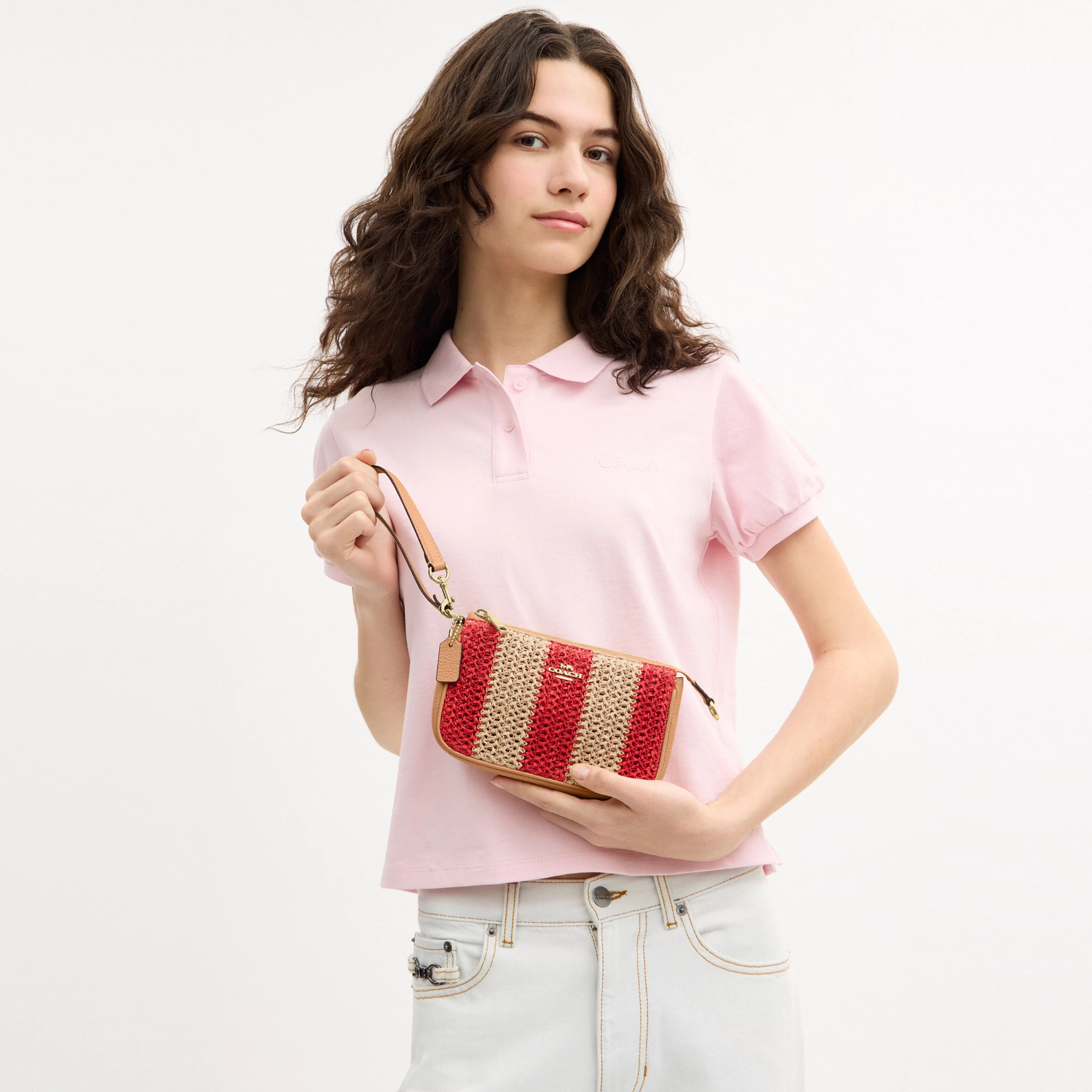 COACH®,Nolita 19,Red,Detail View