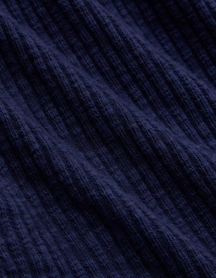 Aerie Textured Rib Short - Navy