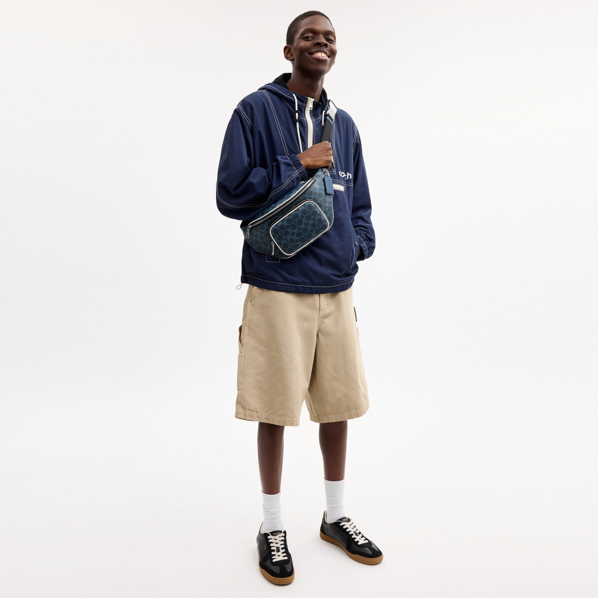 COACH®,Travis Belt Bag 35 In Signature Canvas,,Detail View