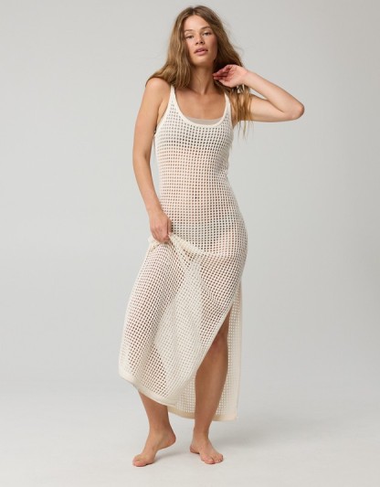 OFFLINE By Aerie Crochet Maxi Dress - Natural