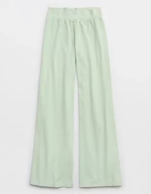 OFFLINE By Aerie OG Cotton Super Wide Leg Pant - Aloe