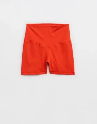 OFFLINE By Aerie Real Me XTRA High Waisted 3" Bike Short - Orange Flare