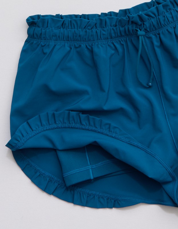 OFFLINE By Aerie 2" Ruffle Hot Stuff Short - Twilight Blue