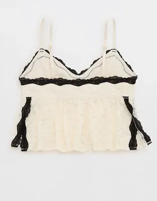 Show Off Vintage Lace Bra Top - Natural