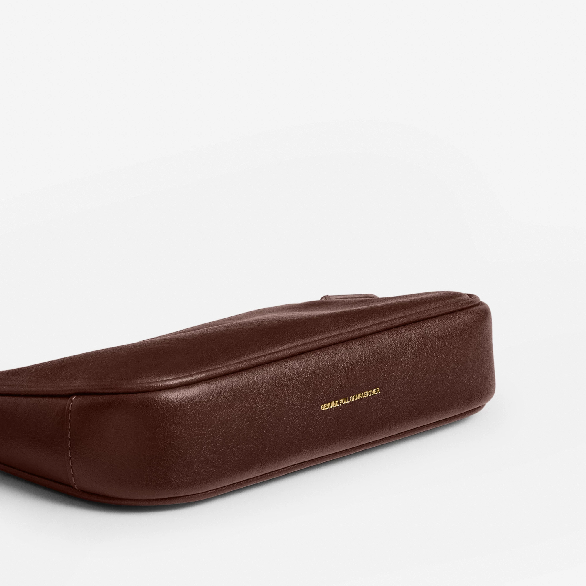 COACH®,Plaza Bag 18,Leather,Shoulder Bag,Compact,Lined,Adjustable,Brass,Gold Metal,Day Party,Brown,Outsole View