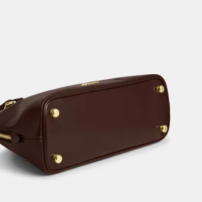 COACH®,Lara Satchel Bag,Recycled Polyester,Satchel,Logo,Metal,Casual,Brown,Outsole View