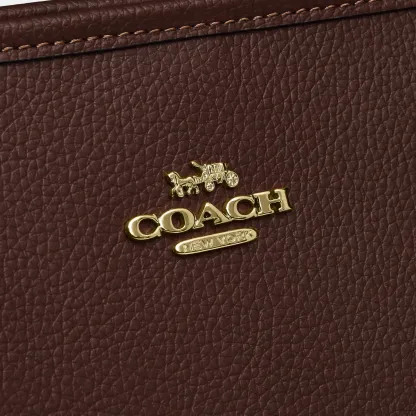 COACH®,Medium City Tote Bag,Brown,Closer View