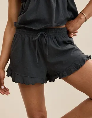 Aerie Happiest Flirty Short - Smoked Gray