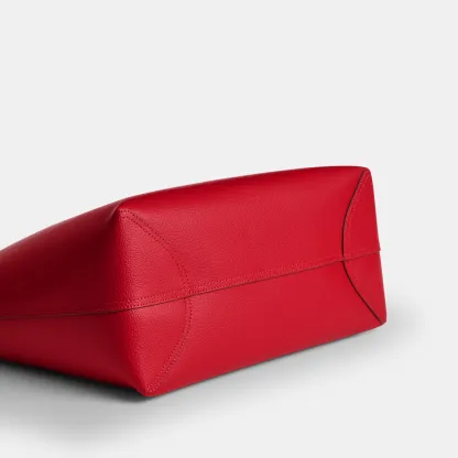 COACH®,City Tote Bag,Leather,Tote,Logo,Casual,Red,Outsole View