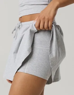 OFFLINE By Aerie OG Cotton Flowy Short - Medium Heather Gray