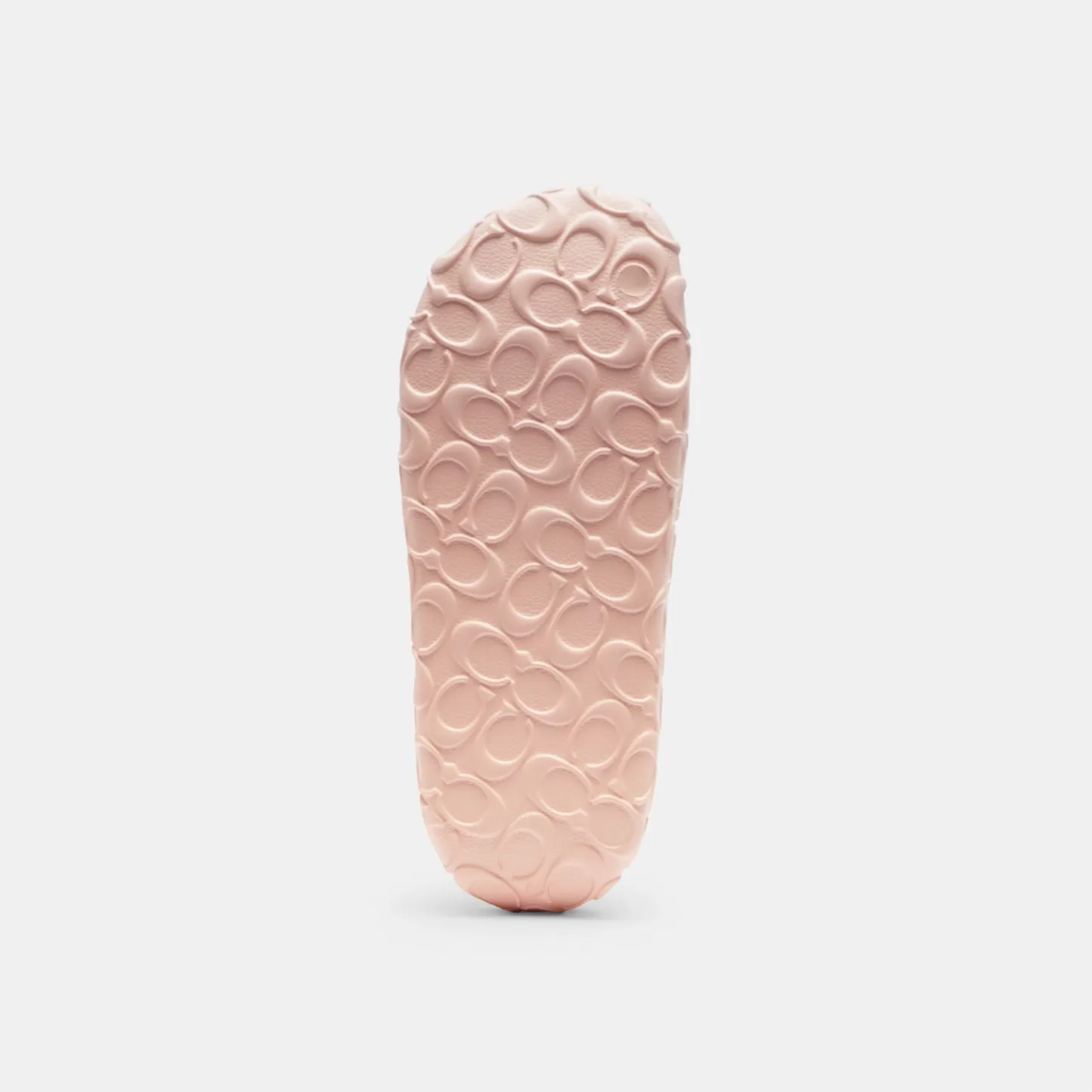 COACH®,Bay Slide In Signature,EVA,Slides,Embossed,Logo,Pull Tab,Casual,Pink,Outsole View